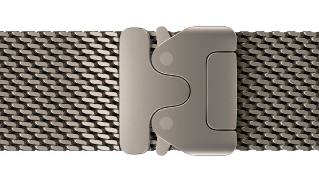 Pasek do Apple Watch (44/45/46/49mm) S Naturalny ekologia neutralna pod względem emisji dwutlenku węgla 85% mateirałów pochodzących z recyklingu w 100% z czystych źródeł