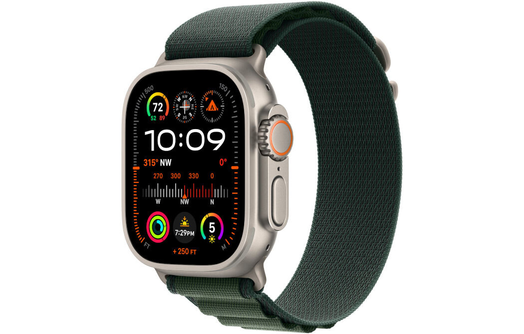 Pasek do Apple Watch (44/45/46/49mm) M Ciemnozielony bezpieczny i odporny