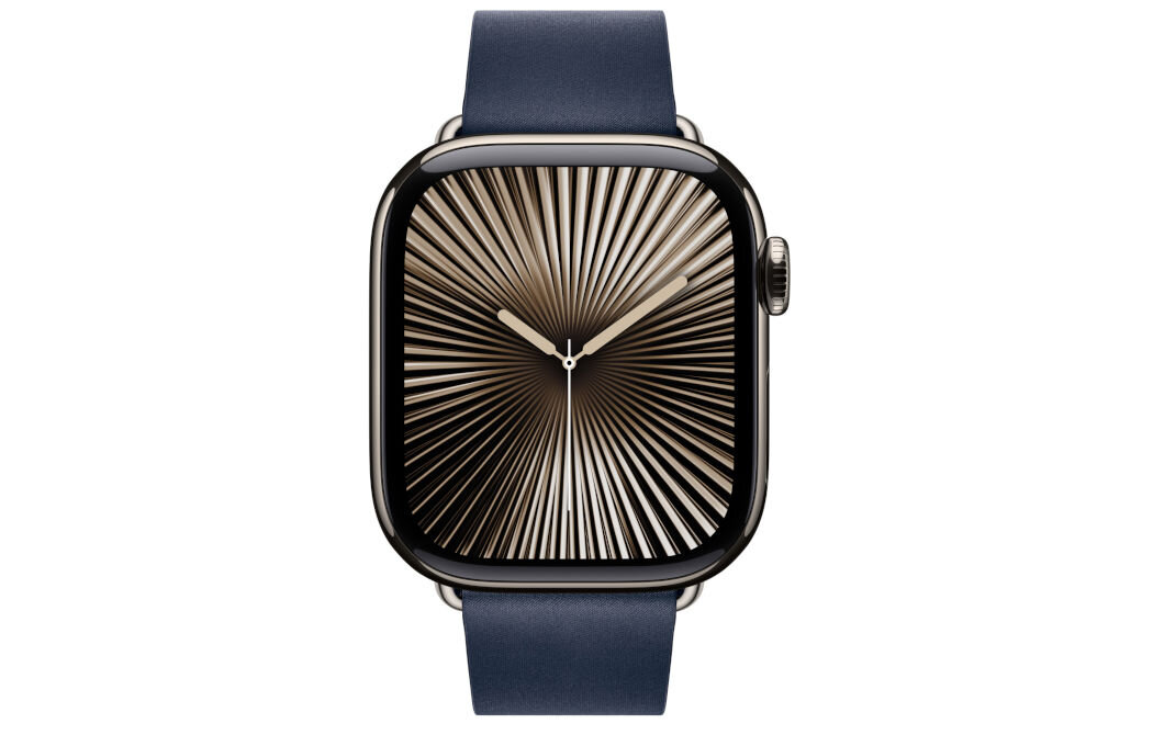 Pasek do Apple Watch (38/40/41/42mm) S Głębinowy błękit przyjazny środowisku tkanina FineWoven przypominająca zamsz wytrzymały mikrodiagonal