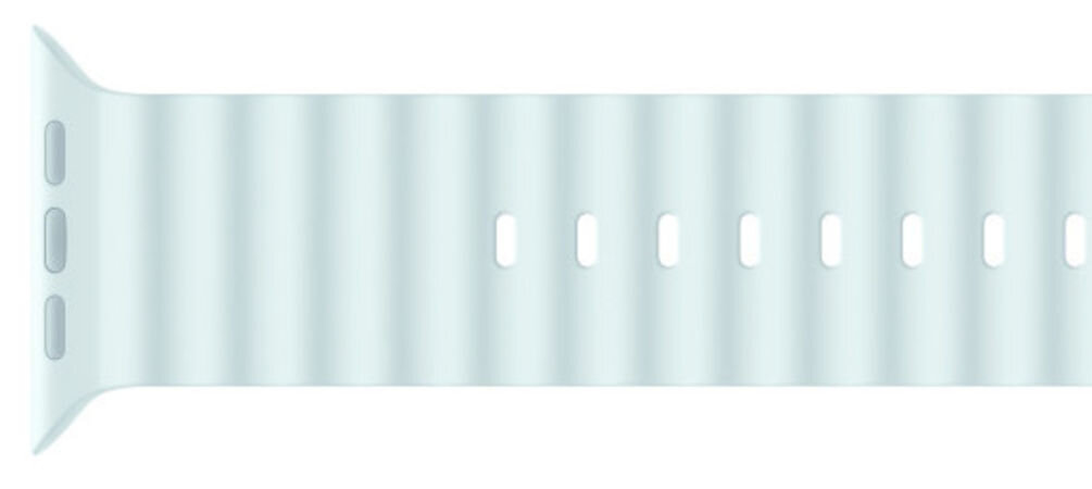 Przedłużka APPLE do paska Ocean (42/44/45/49mm) Mroźny błękit  stworzona z elastomeru 50 mm