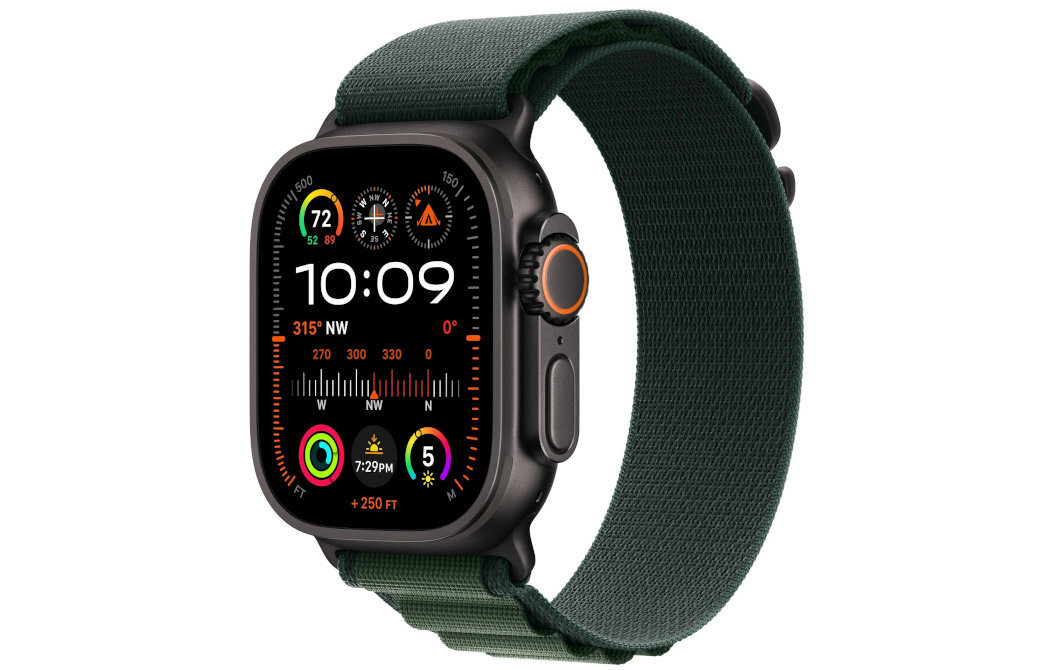 Pasek do Apple Watch (44//45/46/49mm) L Beżowy (Tytan naturalny) bezpieczny i odporny