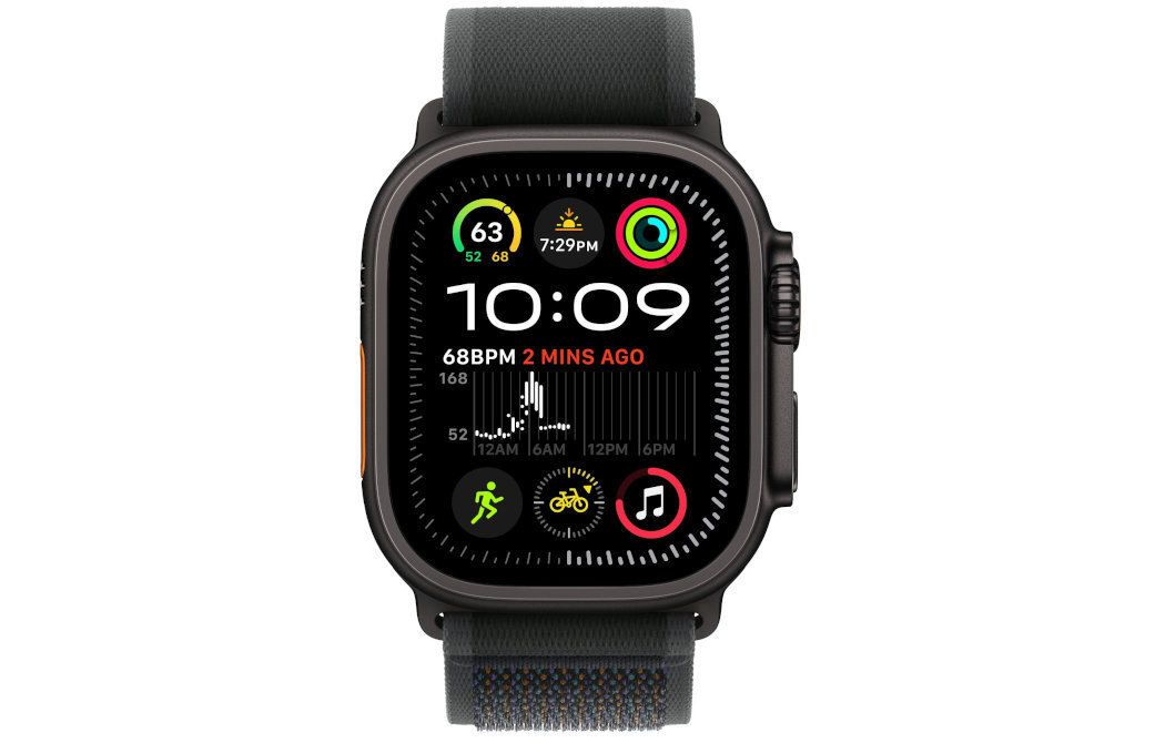 Pasek do Apple Watch (42/44/45/49mm) S/M Zielony (Tytan naturalny) neutralna węglowo przyjazny wybór dla osób dbających o środowisko odnawialne źródła energii dostarczona bez transportu lotniczego