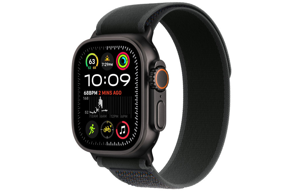 Pasek do Apple Watch (42/44/45/49mm) S/M Zielony (Tytan naturalny)