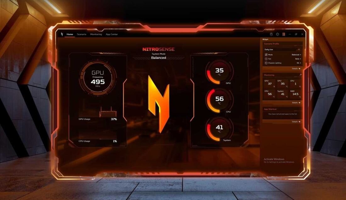 Laptop ACER Nitro V 16 - NitroSense 