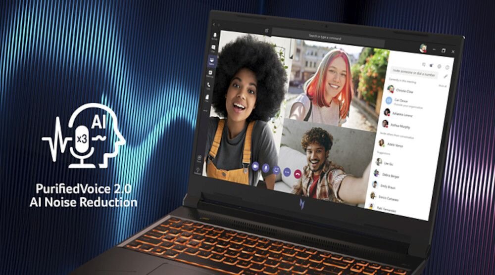 Laptop ACER Nitro V 16 - ACER PurifiedVoice 2.0 