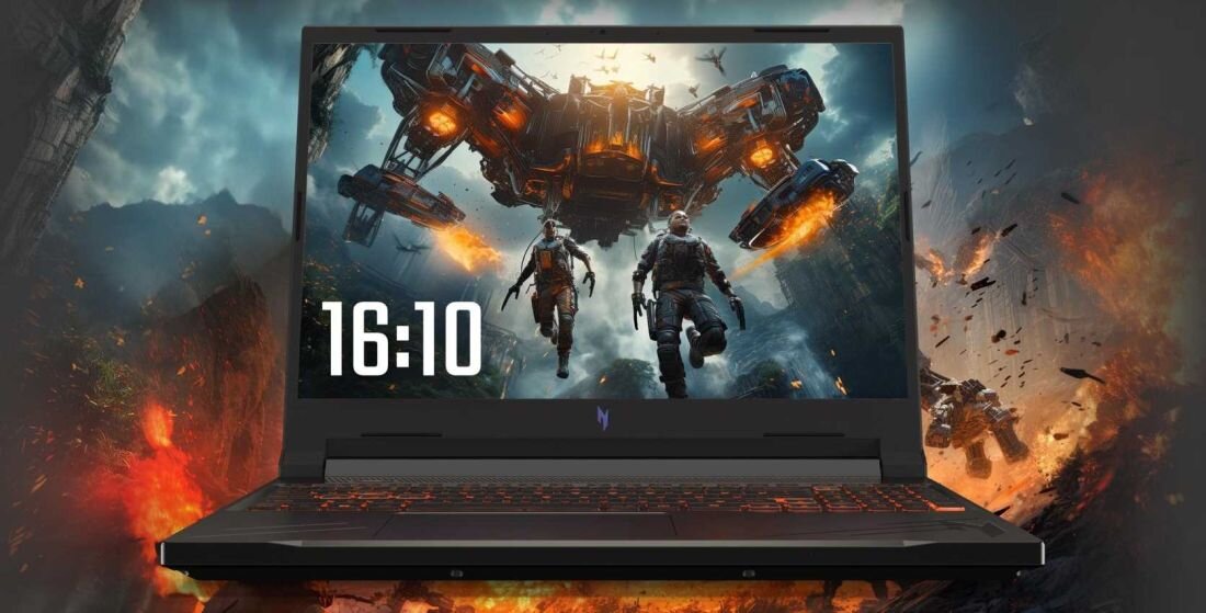 Laptop ACER Nitro V 16 - IPS 2560 x 1600 px 165 Hz 