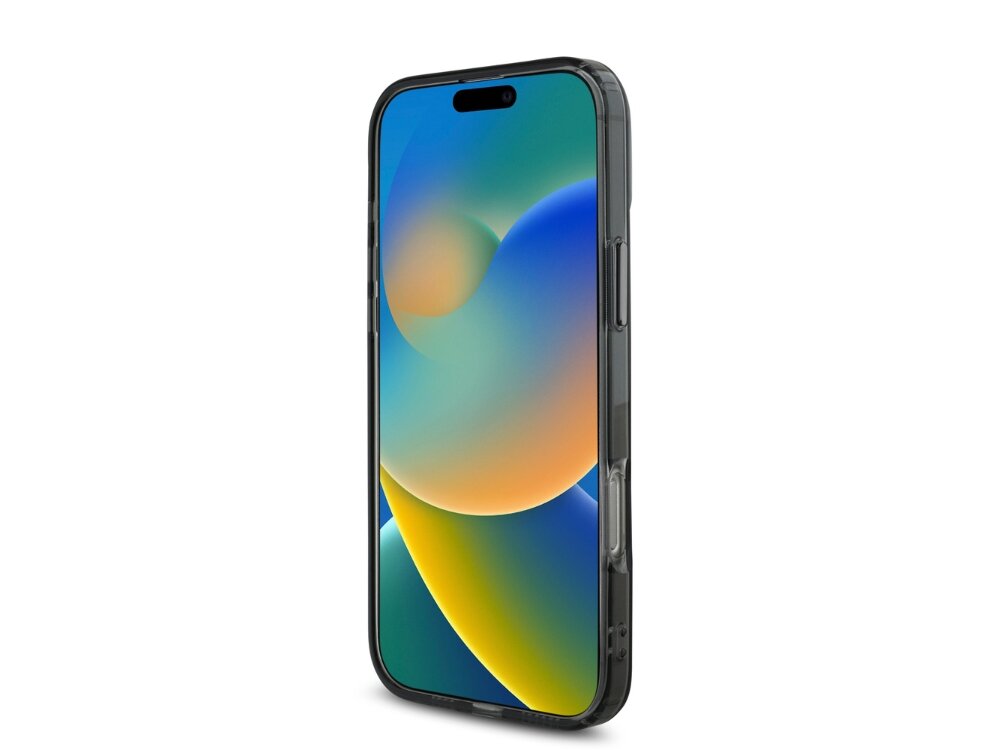 Etui Karl Lagerfeld IML Metal Karl&Choupette Head MagSafe boki elastyczne krawędzie zabezpieczenie aparat