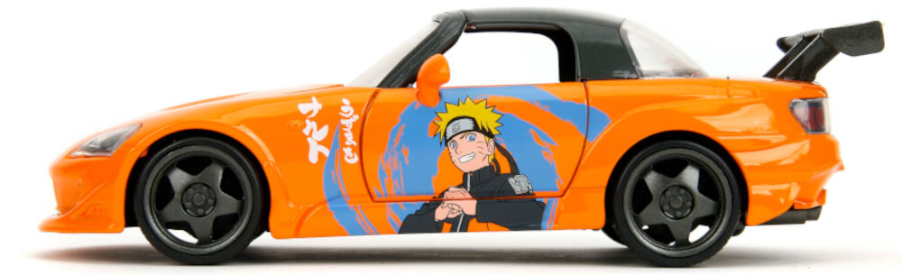 Samochód JADA TOYS Naruto 2001 Honda S2000 + figurka 253255084 metalowa karoseria lakierowane elementy precyzyjnie wykonana figurka trwałość estetyczny wygląd