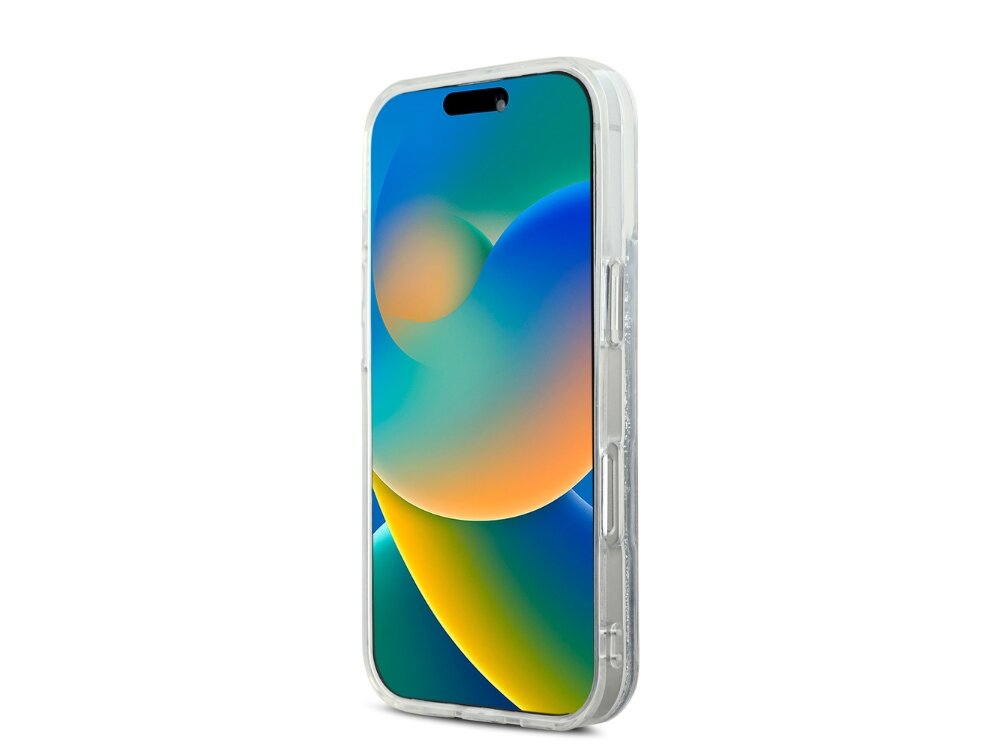 Etui KARL LAGERFELD Liquid Glitter Karl&Choupette Head MagSafe
            ochrona krawędzie materiał bezpieczeństwo