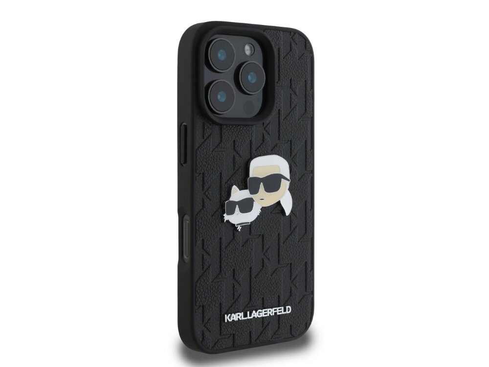 Etui KARL LAGERFELD Monogram Karl&Choupette Head Pin
            monogram detale szyk logo