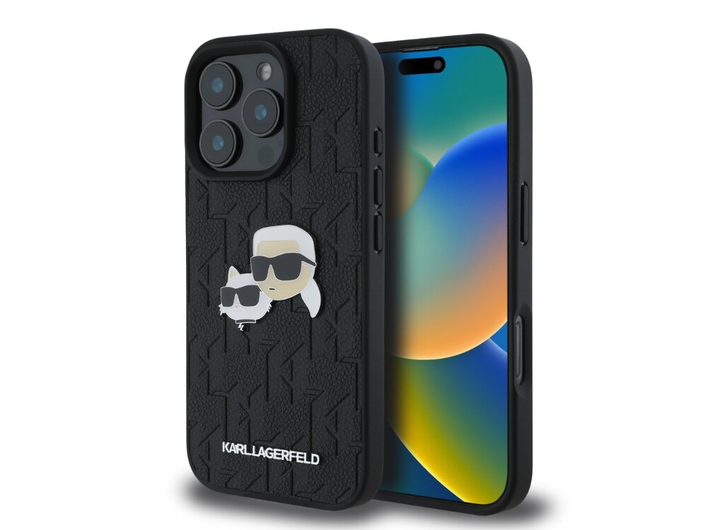 Etui KARL LAGERFELD Monogram Karl&Choupette Head Pin
            elegancja styl materiał wzór