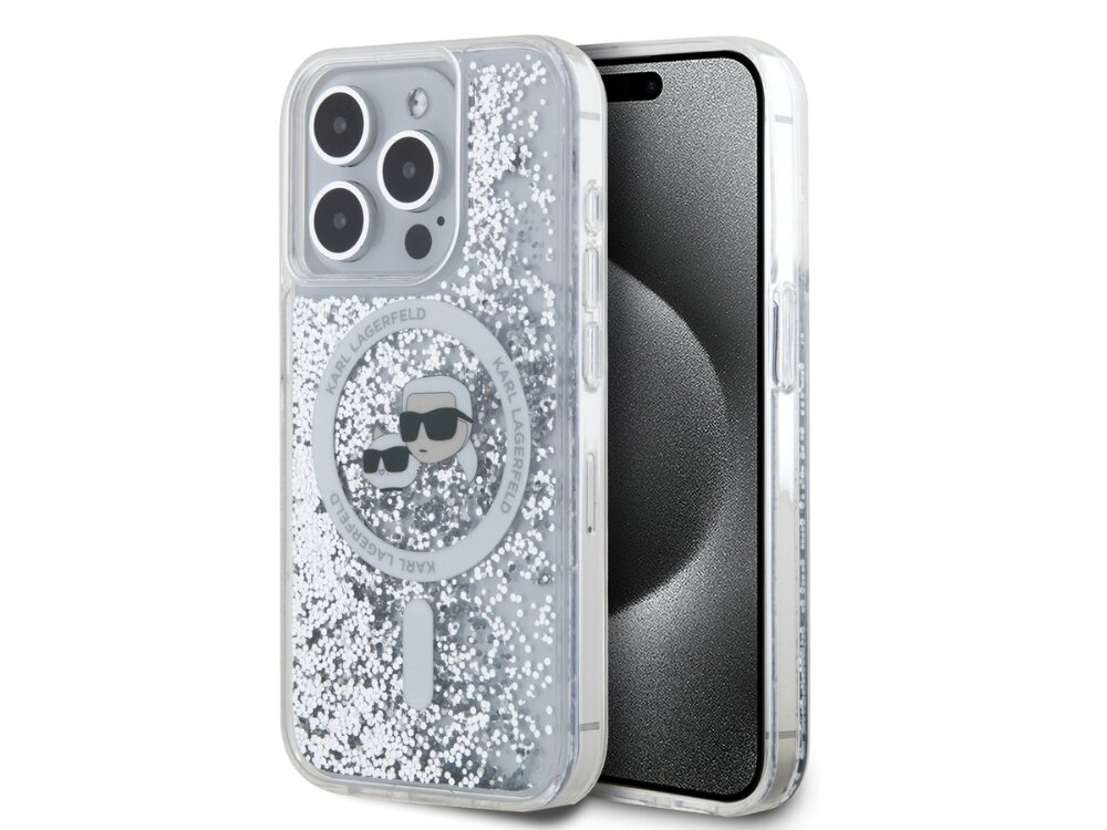 Etui KARL LAGERFELD Liquid Glitter Karl&Choupette Head MagSafe
            etui krawędzie akcesoria bezpieczeństwo magsafe