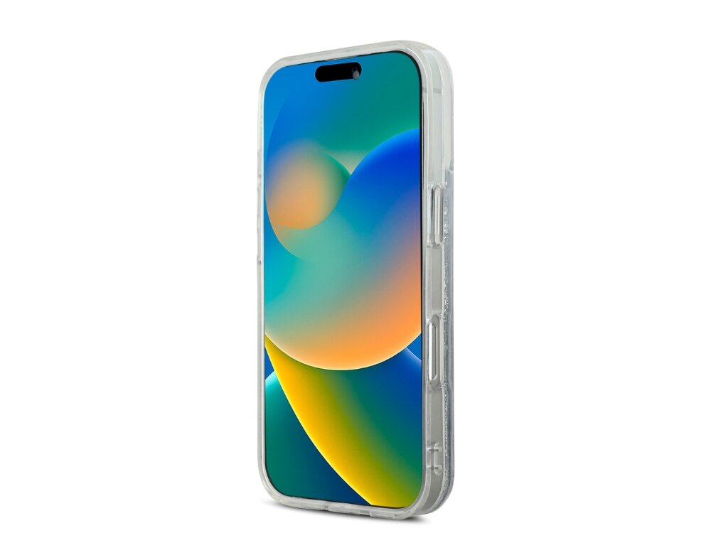 Etui KARL LAGERFELD Liquid Glitter Karl&Choupette Head MagSafe
            ochrona krawędzie materiał bezpieczeństwo