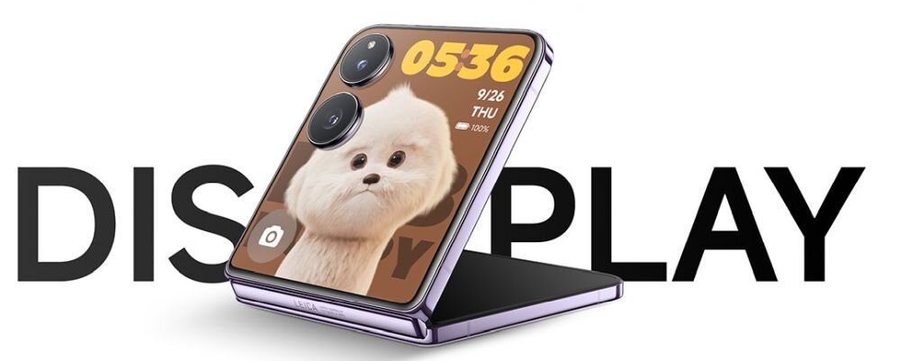 Smartfon XIAOMI Mix Flip jasnosc jakosc crystalres