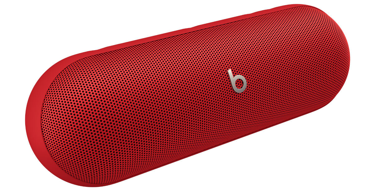 Głośnik mobilny BEATS Pill czerwony niskotonowy przetwornik typu racetrack silne magnesy neodymowe