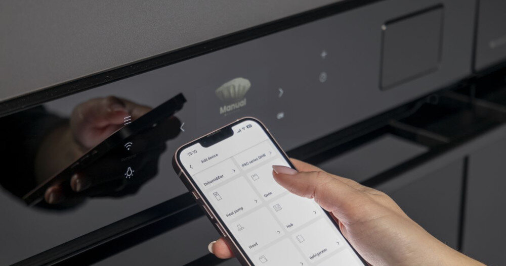 Piekarnik HISENSE BFS615S8B Aplikacja Wi-Fi zdalne sterowanie smartfony tablety ConnectLife funkcjonalna przestrzeń