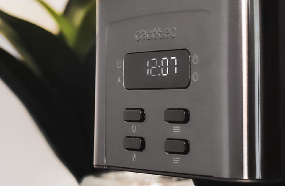 Ekspres CECOTEC Coffee 56 Time Kawa o wybranej godzinie 24-godzinny programator plan pora Automatyzacja 