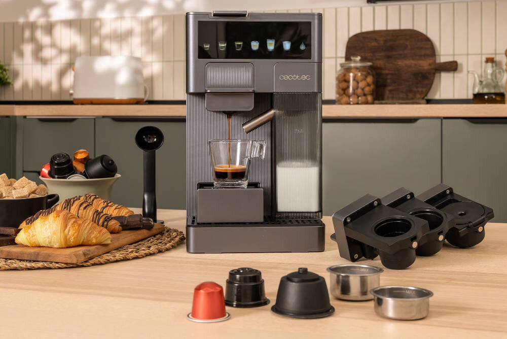 Ekspres CECOTEC Freestyle Latte (3 systemy kapsułek) wygląd design prezentacja wizualizacja Aromatyczna wygoda na co dzień