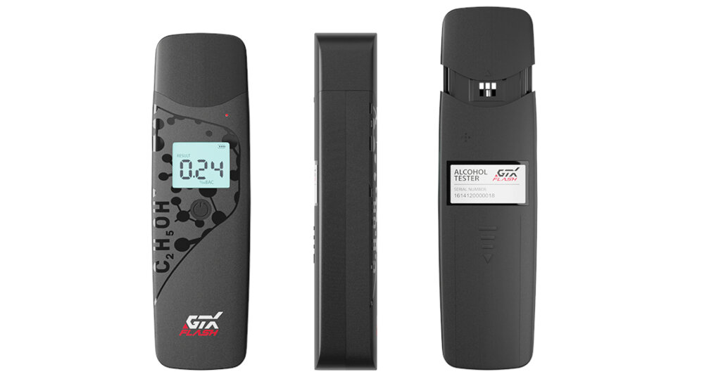 Alkomat GTX Flash elektroniczny półprzewodnikowa technologia konstrukcja pomiar komfort wygoda