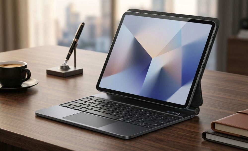 Etui na iPad Pro/Air USAMS Miaoke Series Czarny Klawiatura