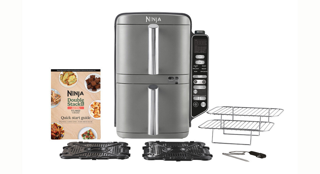 Frytkownica beztłuszczowa NINJA SL451EU Air Fryer zestaw akcesoria komplet wyposazenie