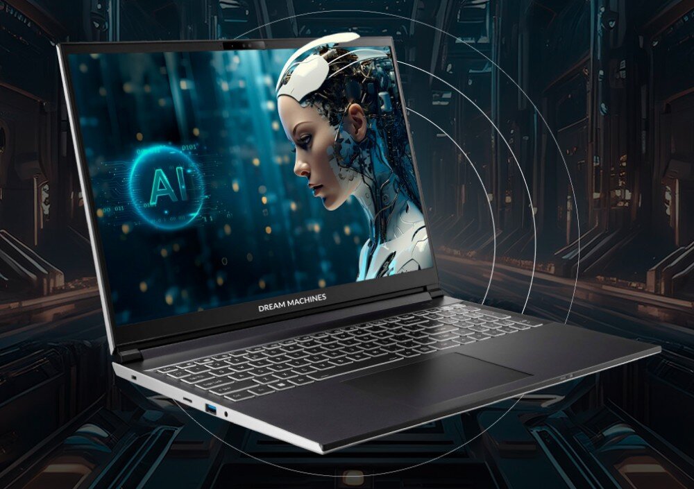 Laptop DREAMMACHINES RG4060-16PL26 16 144Hz Ultra 7-155H 32GB RAM 1TB SSD GeForce RTX4060 DLSS 3 opis