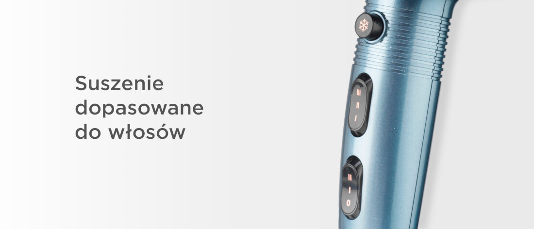 Suszarka BABYLISS D251PE Denim Luxe Suszenie dopasowane do włosów trzy ustawienia prędkości dwa temperatury dostosowanie przycisk zimnego nawiewu