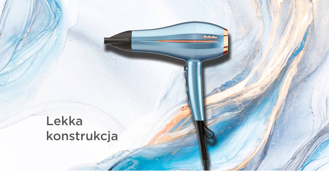 Suszarka BABYLISS D251PE Denim Luxe Lekka konstrukcja komfort użytkowanie