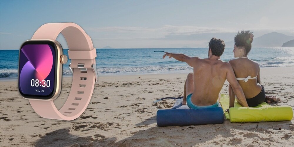 Smartwatch DENVER SWC-185BU Niebieski bardzo wydajna bateria, długotrwała praca, aplikacja, pełna personalizacja