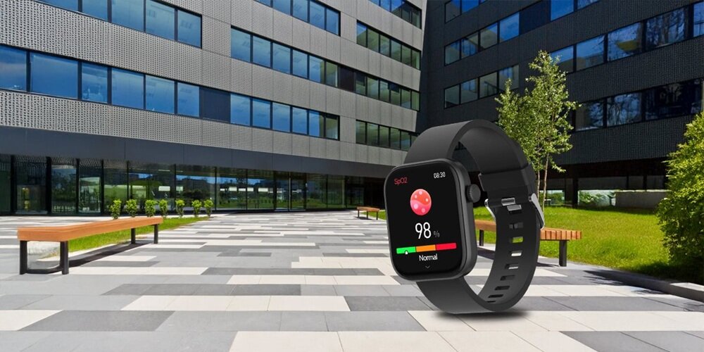 Smartwatch DENVER SWC-185RO Różowe złoto odbueranie i odrzucanie połączeń, wygodne użytkowanie, sterowanie za pomocą komend głosowych