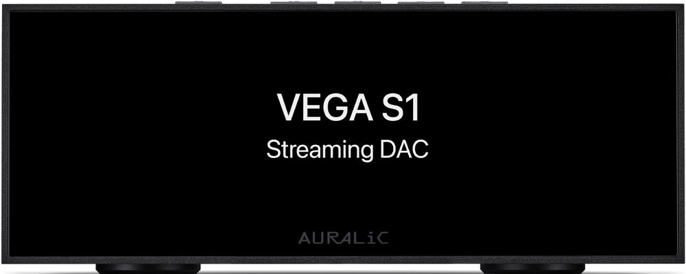 Odtwarzacz sieciowy AURALiC Vega S1, streaming, Roon Ready, TIDAL Connect, Spotify Connect, AirPlay 2, Bluetooth i aplikacja Lightning DS, urządzenie na białym tle