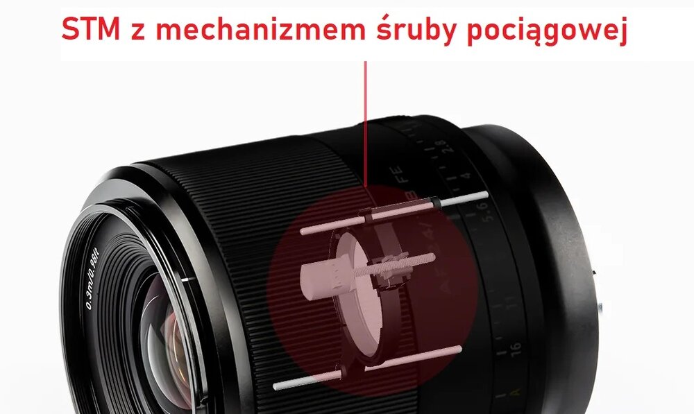 Obiektyw VILTROX AF 28mm f-1.8 silnik STM, autofokus Eye AF, zdjęcia portretowe i wideo