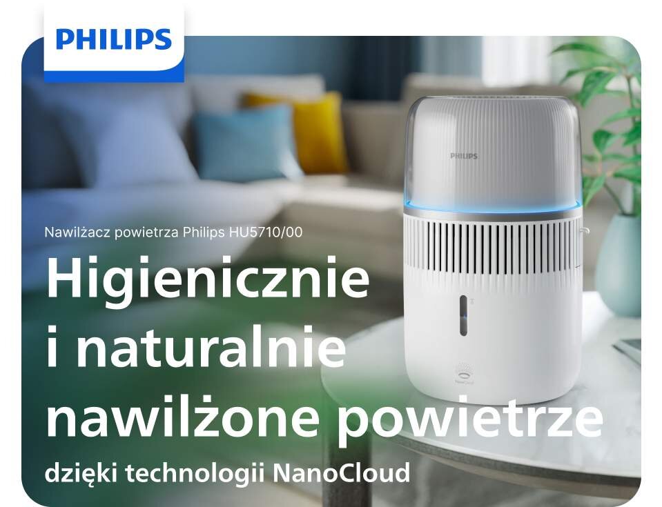 Philips ewaporacyjny nawilżacz powietrza serii 5000 HU5710/00 w ofercie sklepów Media Expert Philips ewaporacyjny nawilżacz powietrza serii 5000 HU5710/00 w ofercie sklepów Media Expert