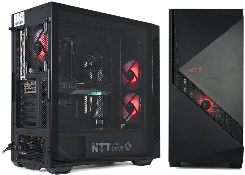 Komputer NTT Game Pro ZKG-R7B650-TE01 R7-7700 16GB RAM 1TB SSD GeForce RTX3050 Windows 11 Home pamięć dysk pojemność szybkość
