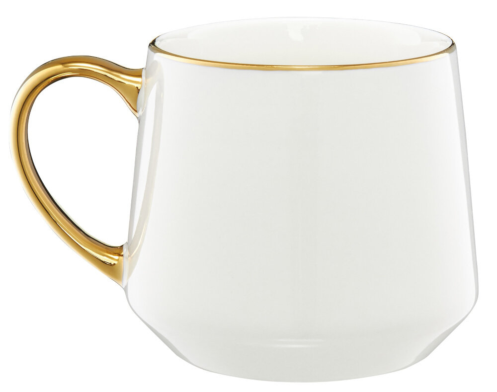 Kubek AMBITION Royal 43613 Biało-złoty Wysoka jakość delikatne odcięcie wygląd trwały estetyczny
