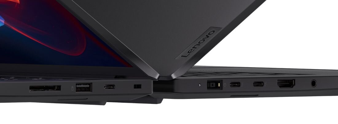 Porty i złącza w laptopie Lenovo ThinkPad z technologią Thunderbolt 4, USB-C, HDMI oraz inne interfejsy - Thunderbolt 4, USB-A, HDMI  