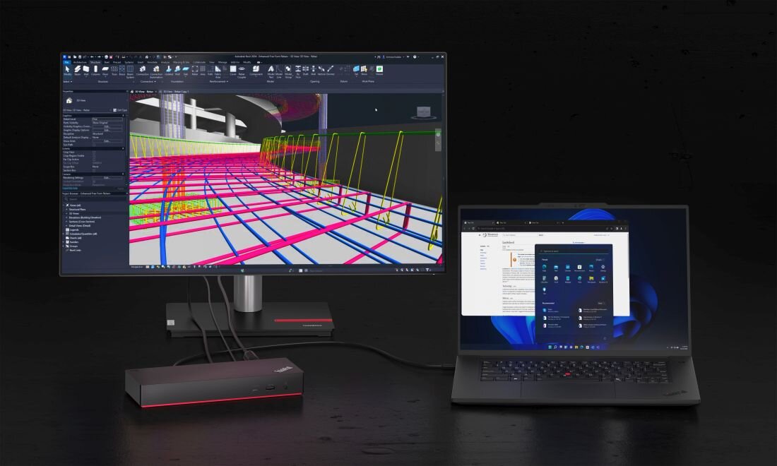 Lekarz w białym fartuchu ze stetoskopem korzystający z laptopa Lenovo ThinkPad podczas konsultacji medycznej - Certyfikowane aplikacje Adobe, AutoCAD i Maya 