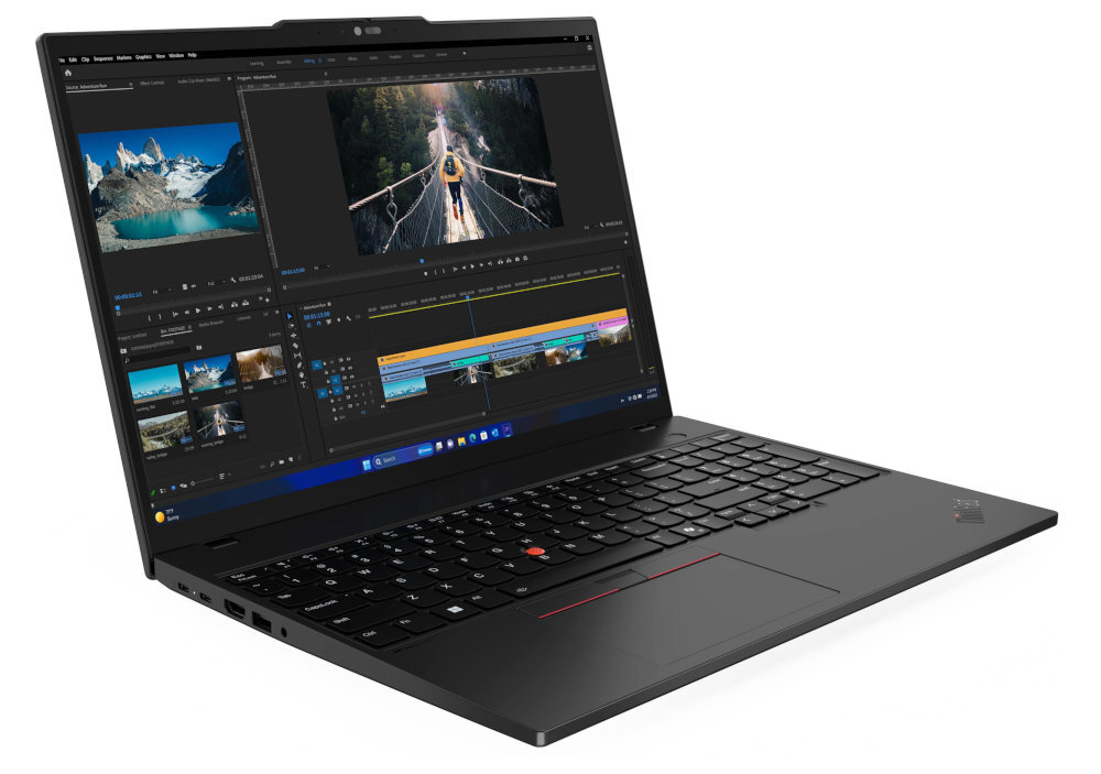Laptop LENOVO ThinkPad T16 Gen 3 sztuczną inteligencję szybkie działanie i długi czas pracy na baterii Solidna konstrukcja mobilnych użytkownikach