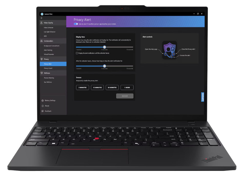 Laptop LENOVO ThinkPad T16 Gen 3 16-calowym WUXGA (1920 x 1200 px) IPS 400 nitów Antyodblaskowa powłoka