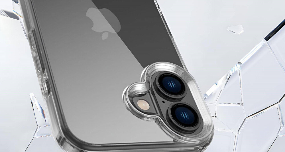 ETUI ROCK PURE DO APPLE IPHONE 16 PLUS PRZEZROCZYSTY miękkie krawędzie amortyzacja wstrząsów