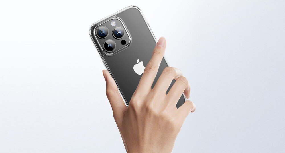 ETUI ROCK PURE DO APPLE IPHONE 16 PRO MAX PRZEZROCZYSTY przezroczystość Krystaliczna bez zakrywania telefonu