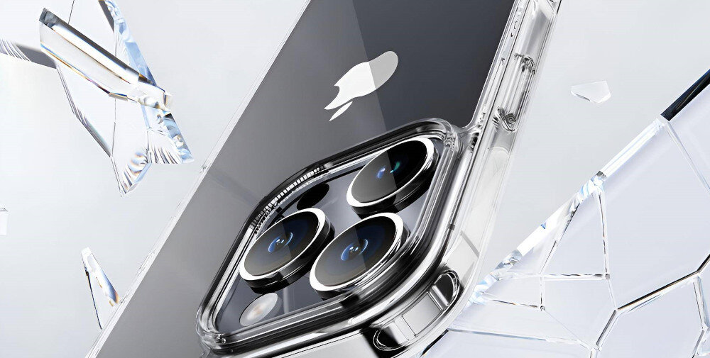 ETUI ROCK PURE DO APPLE IPHONE 16 PRO MAX PRZEZROCZYSTY miękkie krawędzie amortyzacja wstrząsów
