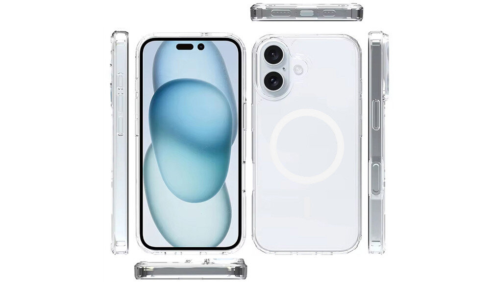 Etui ROCK Crystal MagSafe do Apple iPhone 16 Przezroczysty ochrona wstrząsy wygoda użytkowania precyzyjne wykończenie