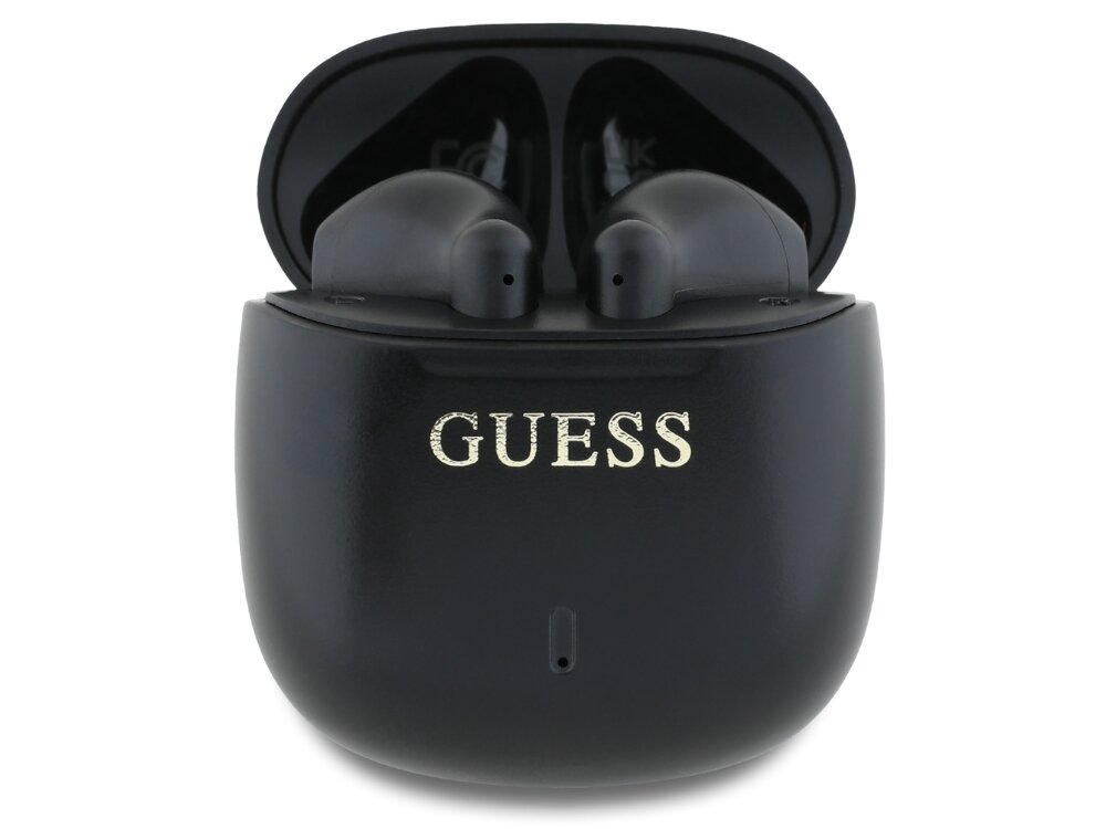 Słuchawki douszne GUESS Printed Classic Logo TWS bezprzewodowe tws ipx5 gadżet - sluchawki na bialym tle