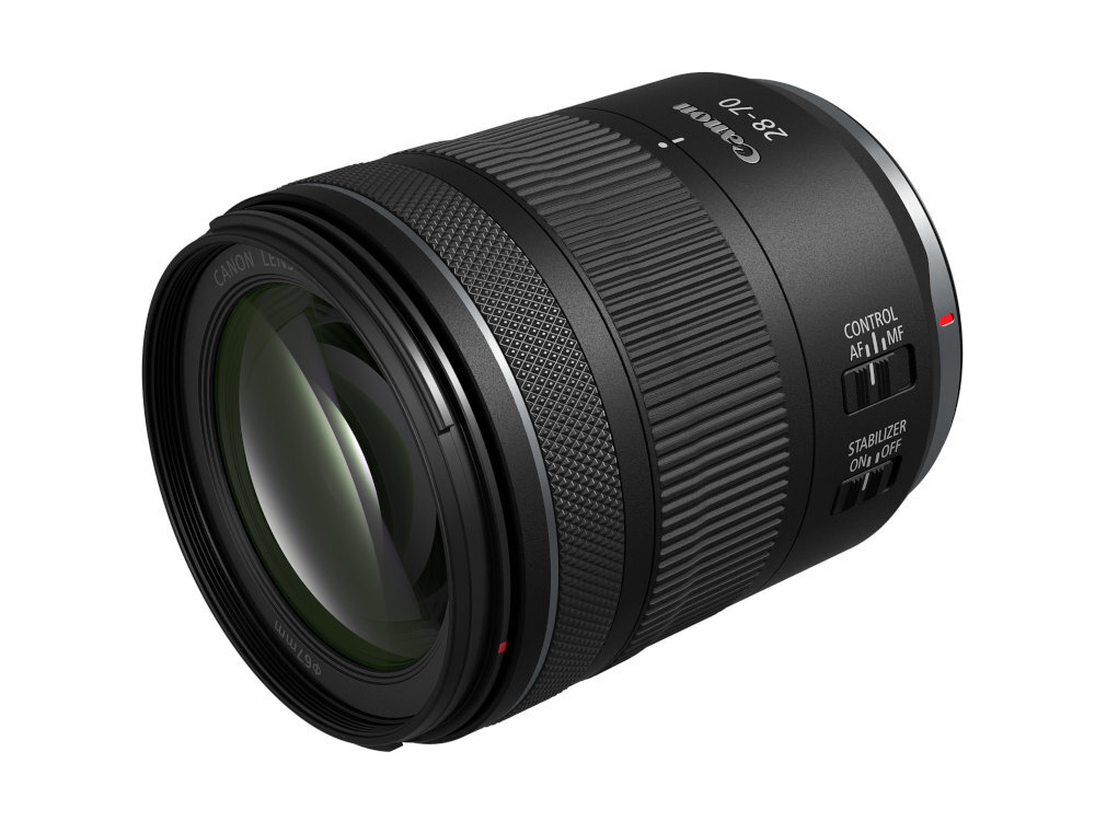 Canon RF 28-70mm F2.8 IS STM mocowaniu RF inteligentnemu mechanizmowi wsuwania 92,2 mm 490 g