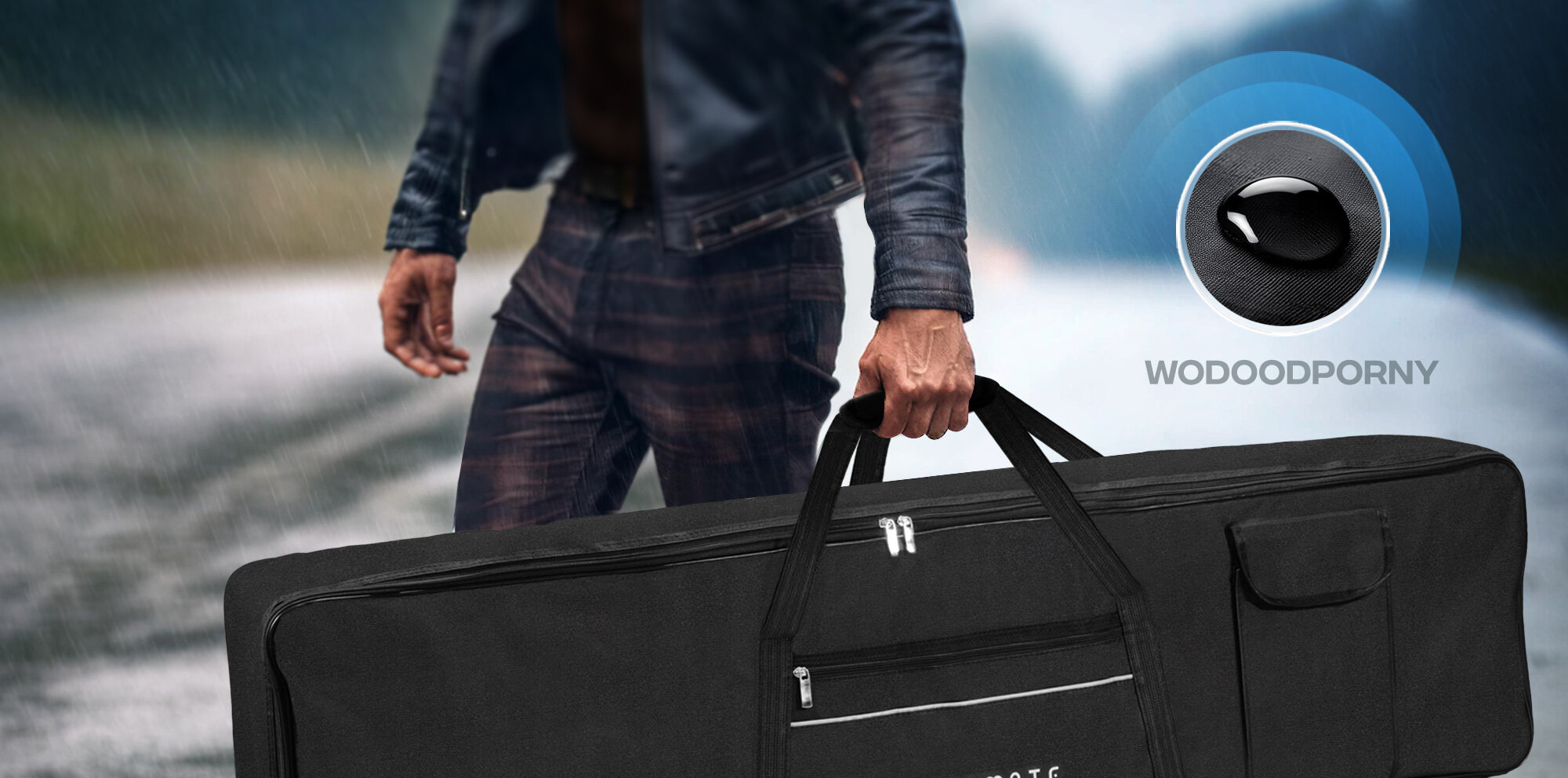 Pokrowiec klawiszowy MUSICMATE 88 MM-B88 PianoBag - Odporność na wilgoć