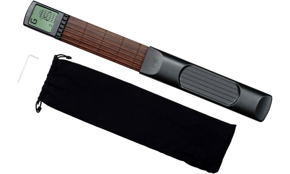 Trener akordów gitarowych MUSICMATE MM-A55 StringsSensei, pokrowiec ochronny, kluczyk do strojenia