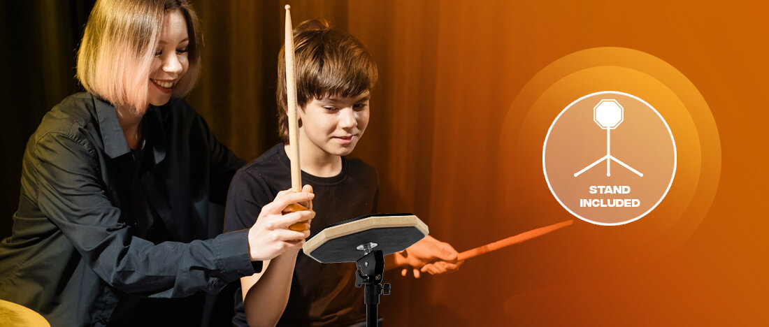 Pad perkusyjny MUSICMATE MM-DRM20 BeatPad - Stabilność i dopasowanie
