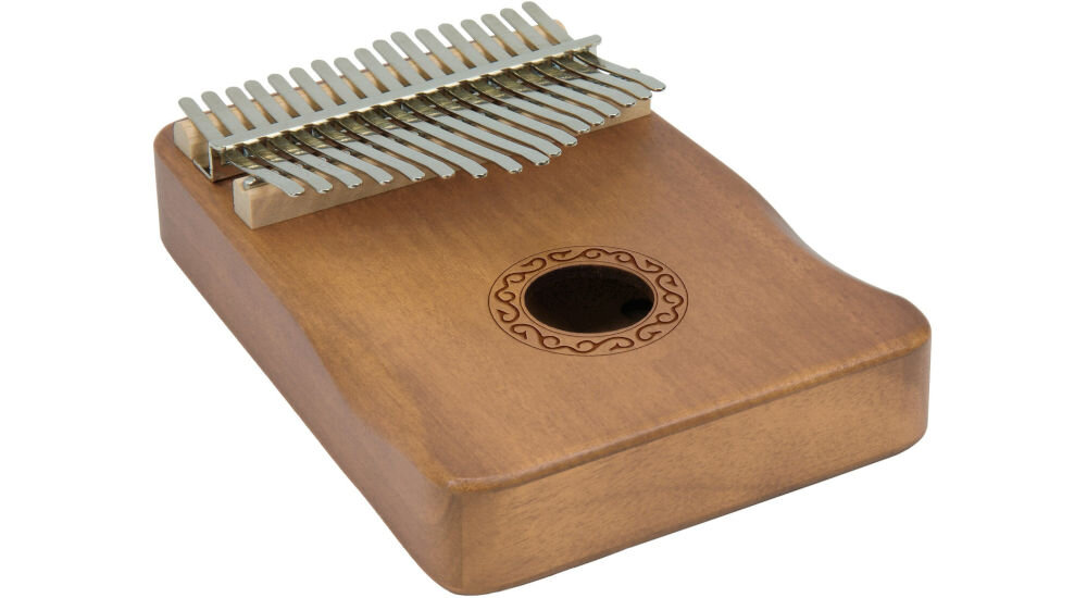 Kalimba MUSICMATE MM-C10-BR Peacemelody Naturalny dołączona ściereczka do czyszczenia oraz młotek do strojenia starannie zaprojektowany system strojenia