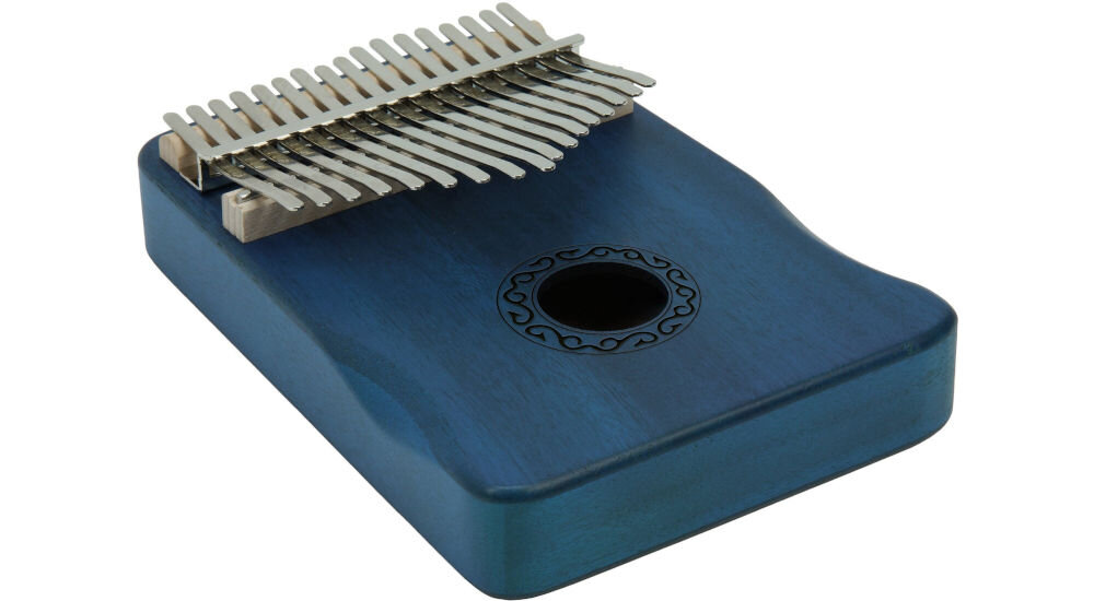Kalimba MUSICMATE MM-C10-BL Peacemelody Niebieski dołączona ściereczka do czyszczenia oraz młotek do strojenia starannie zaprojektowany system strojenia